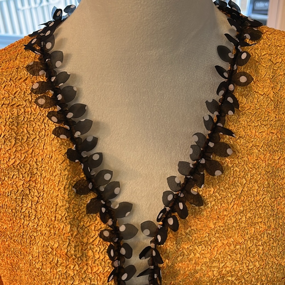 Berek Crinkle Art-to-Wear Reversible Marigold Yellow/Animal Print Jacket - Picture 2 of 11